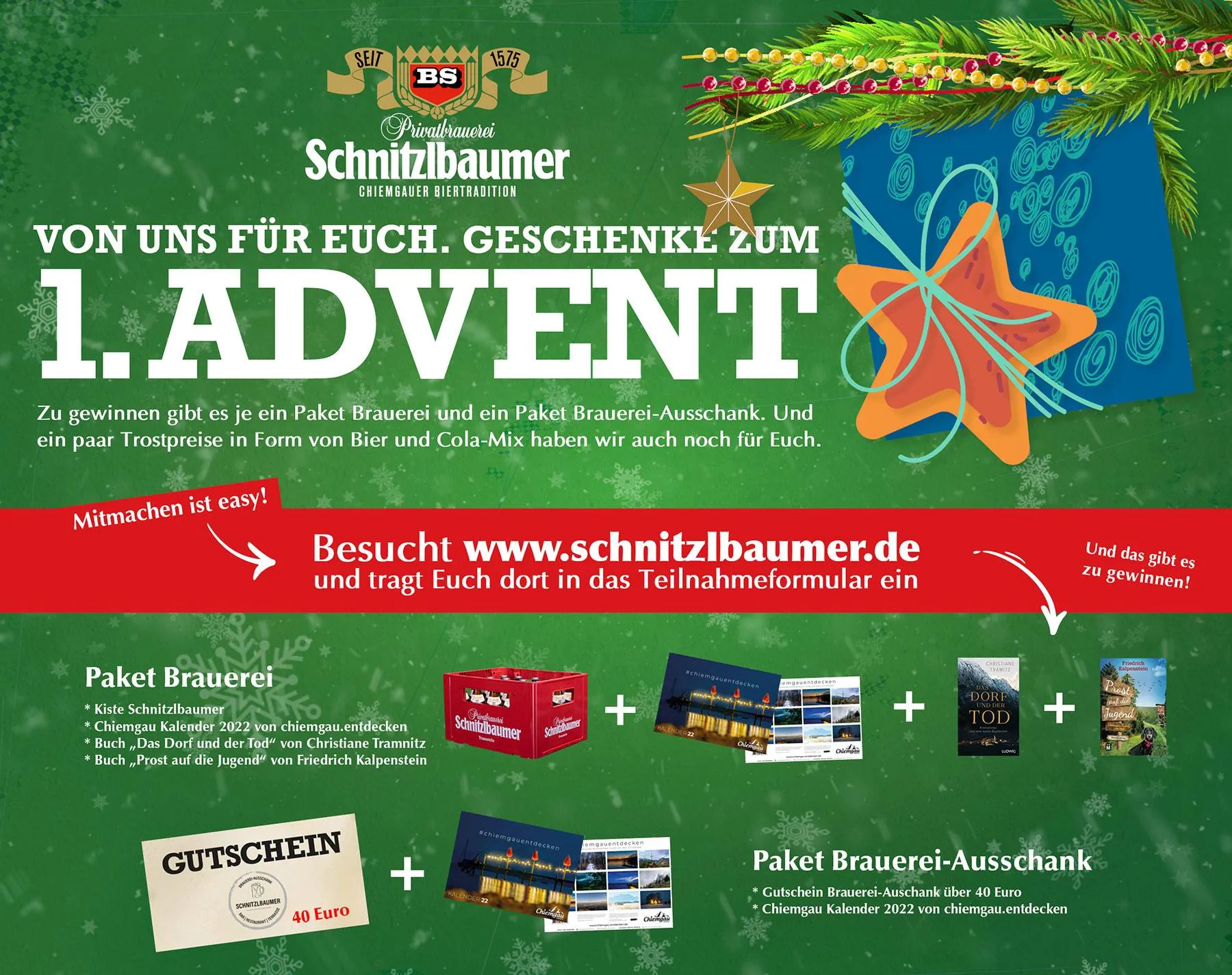 Geschenke zum 1. Advent 2